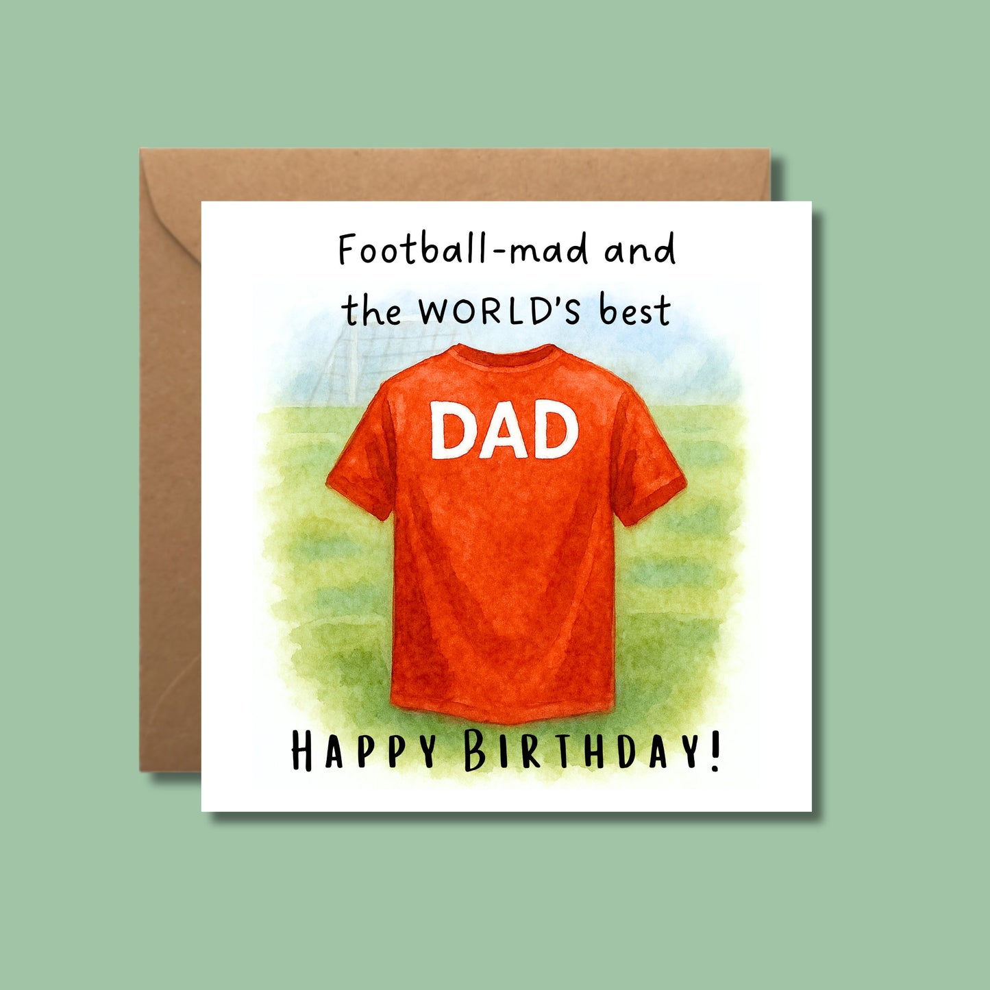 Dad Football Birthday Card