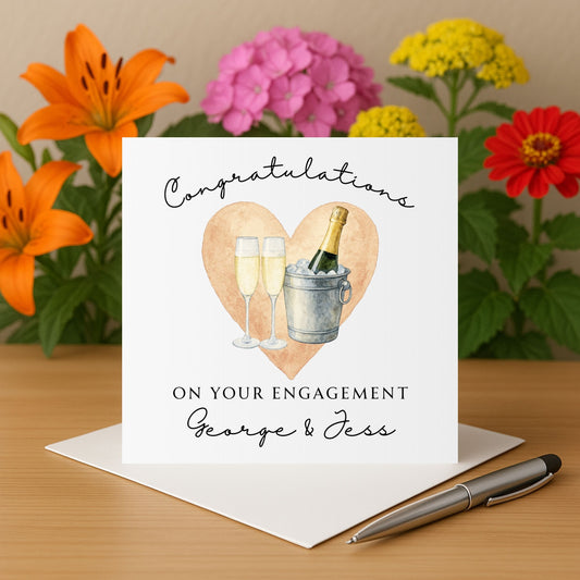 Personalised Engagement Card
