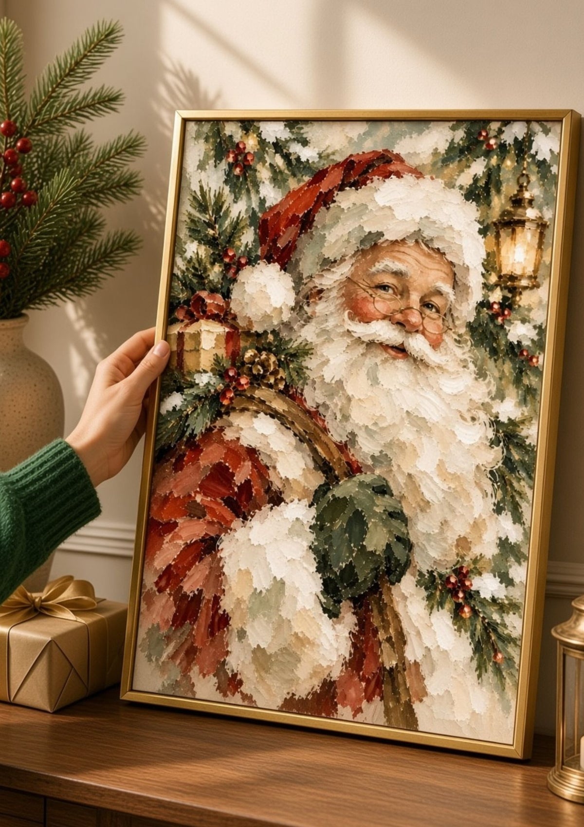 Father Christmas Wall Art