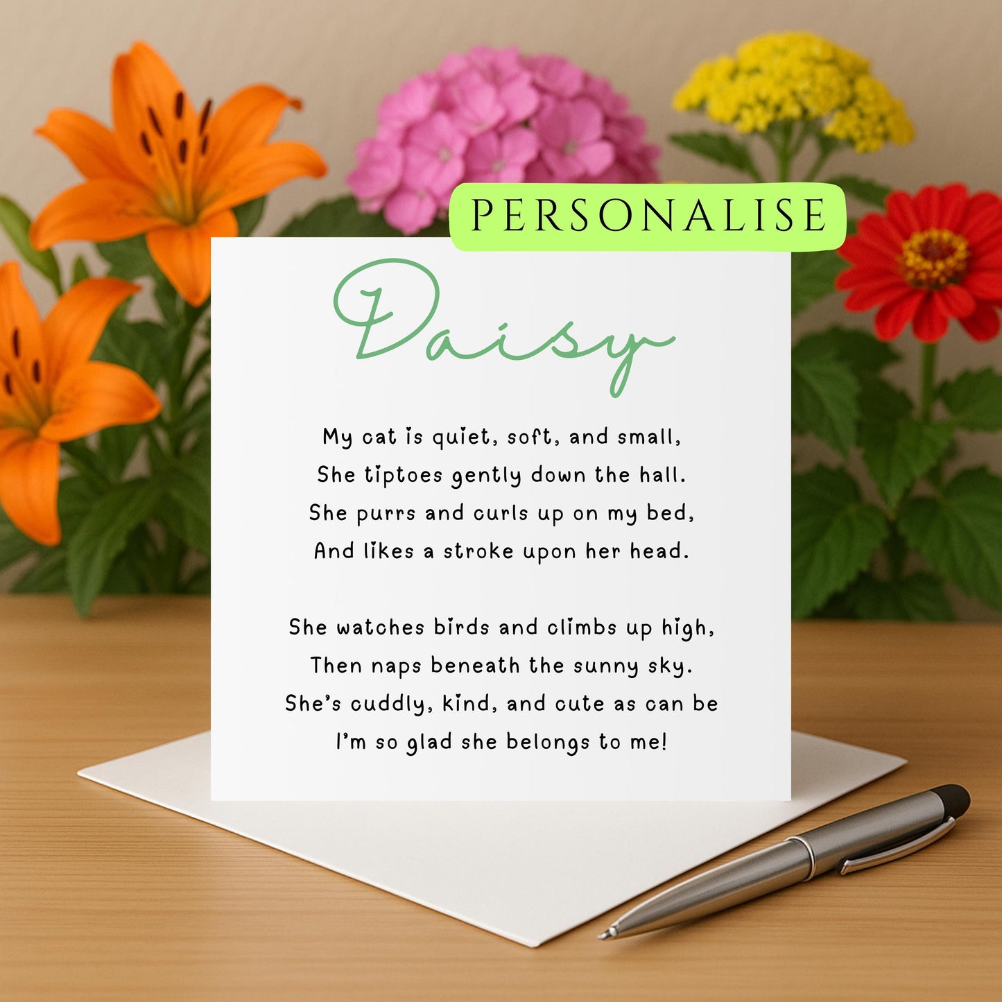 Birthday Card for Cat