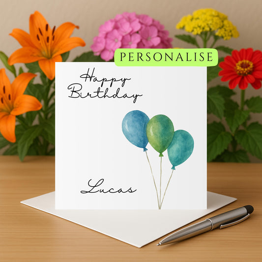 Personalised Birthday Card