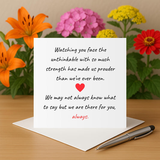 Supportive message for parents