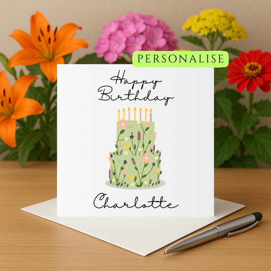 Personalised Birthday Card