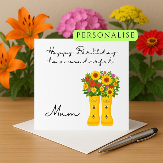 Personalised Birthday Card