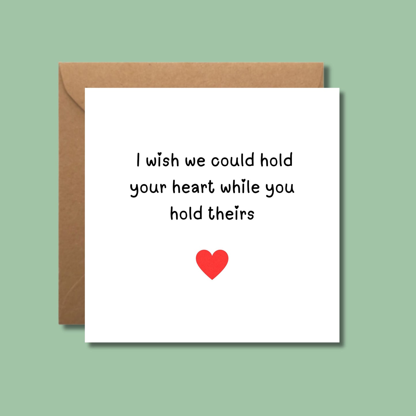 NICU card for parents in the NICU